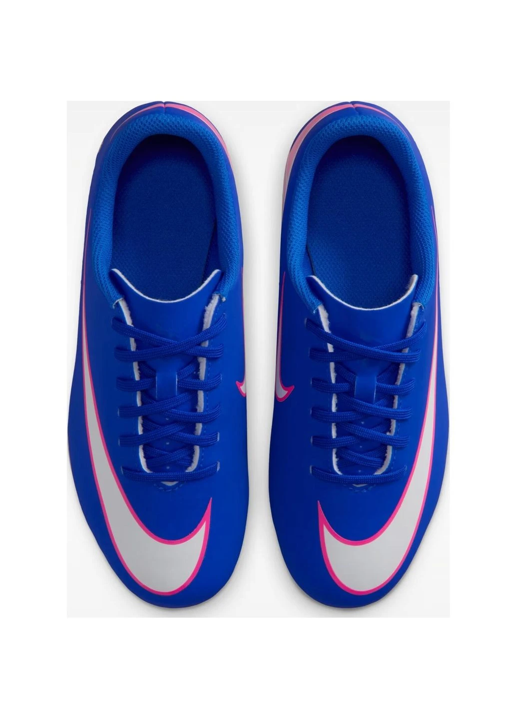 Бутсы детские JR FG/MG сине-розово-белые FQ8286-446 Nike MERCURIAL VAPOR 16 CLUB (397001358)
