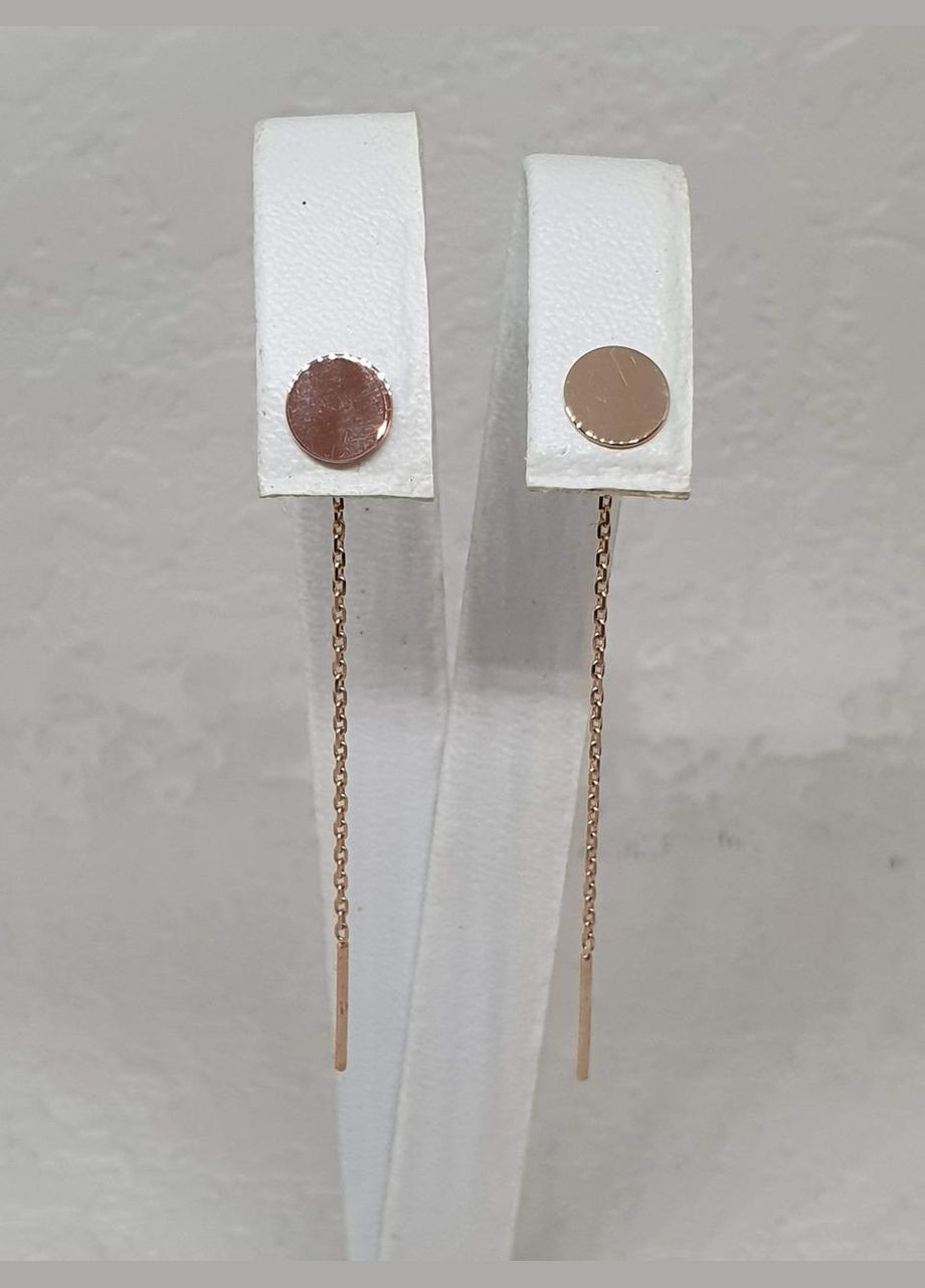 Золотые серьги-протяжки. 210100 FAVORITUM (292405506)