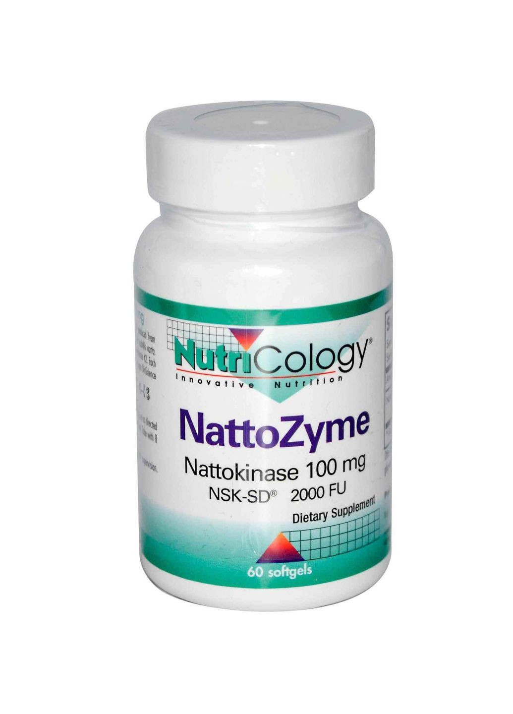 НаттоЗім, NattoZyme,, 180 гелевих капсул NutriCology (367988359)
