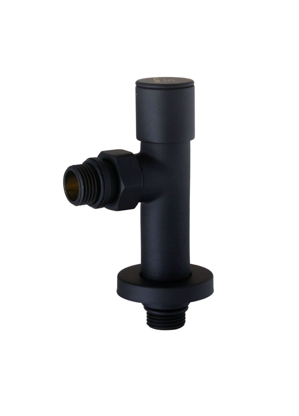 Набір Кран вентильний кутовий з американкою LUX 1/2″ 7777 (2шт.) BLACK (1уп) Solomon (301219308)