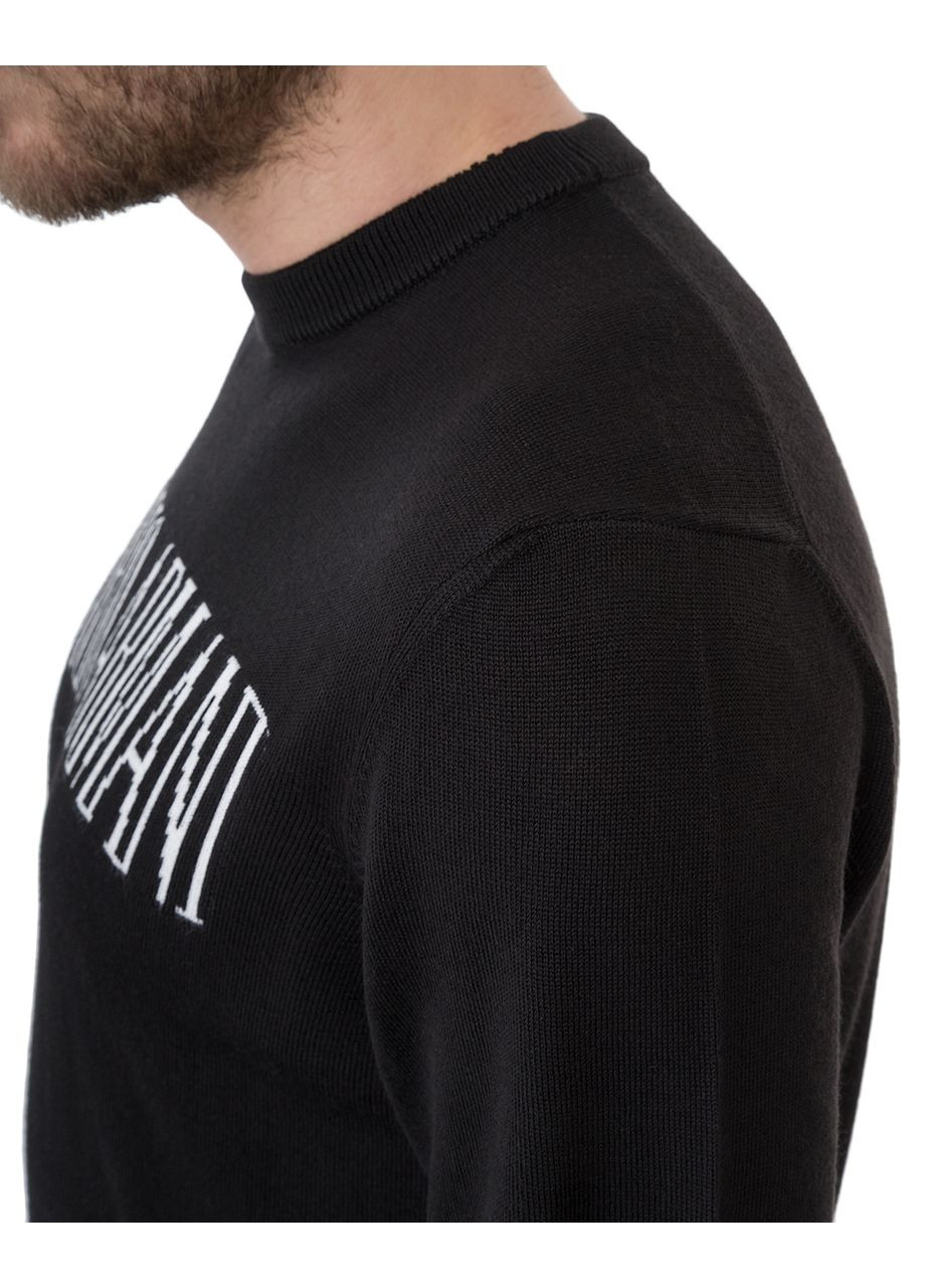 Черный джемпер мужской Emporio Armani