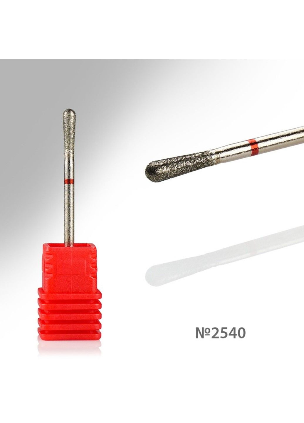 Цилиндрическая Алмазная Фреза 10х3 мм Мелкой Абразивностью №2540 MagicNail (292733844)