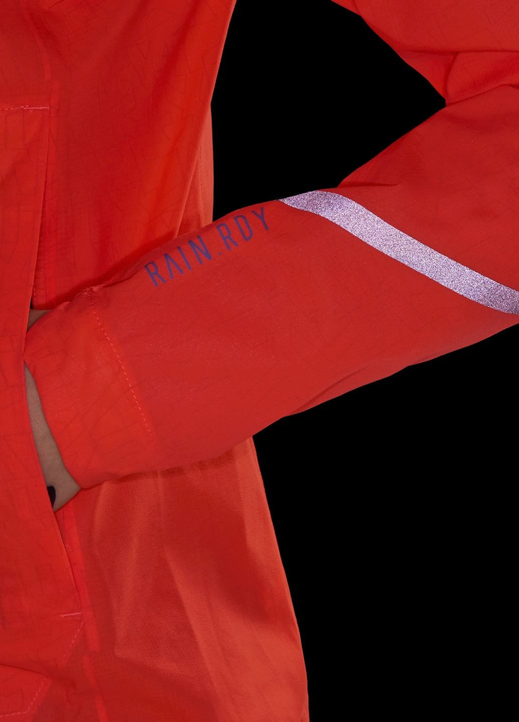 Оранжевая демисезонная куртка-дождевик terrex xperior 2.5l light adidas