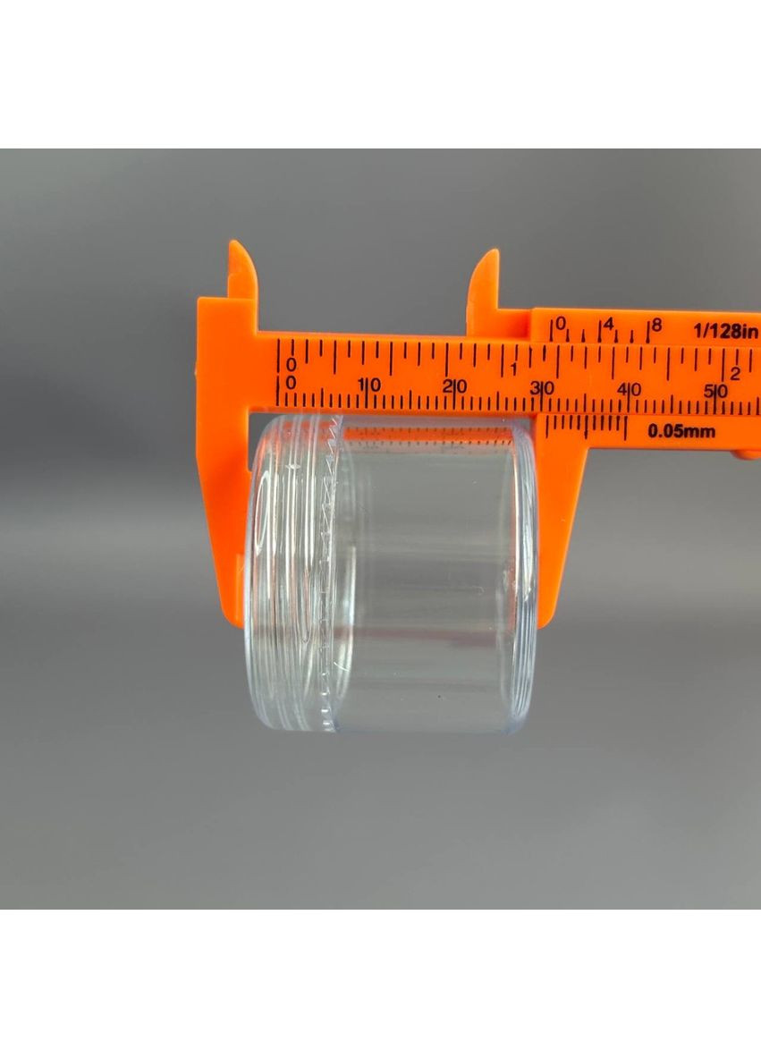 Баночка для зберігання Ø36 мм, h -31 мм, об'єм - 20 мл - прозора Plus-plus (354798574)