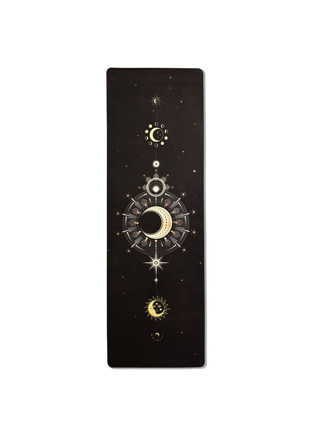 Коврик для йоги BlackMoon (замша-каучук) черный (A-022216) EasyFit (322640500)