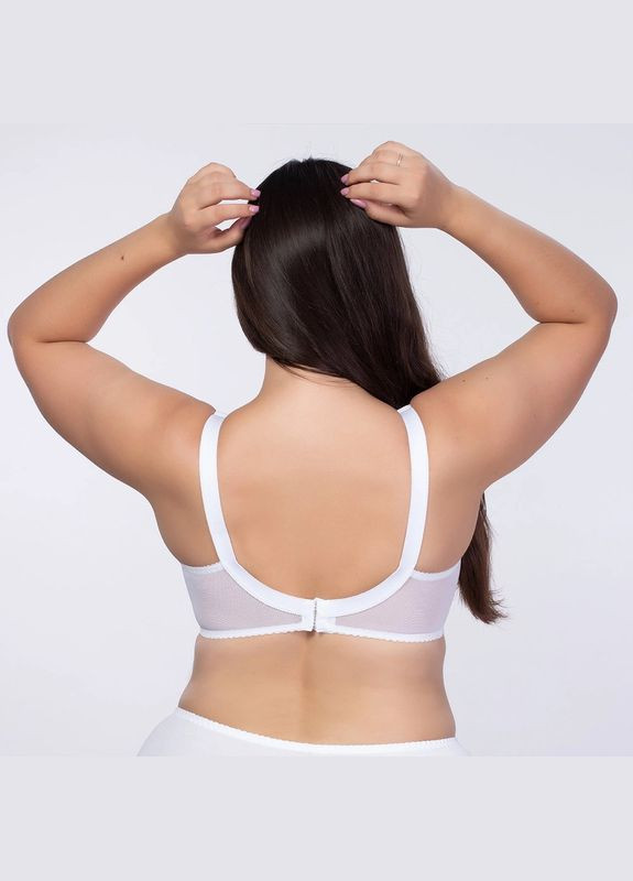 Білий бюстгальтер без кісточок з м'якою чашкою Elita без кісточок