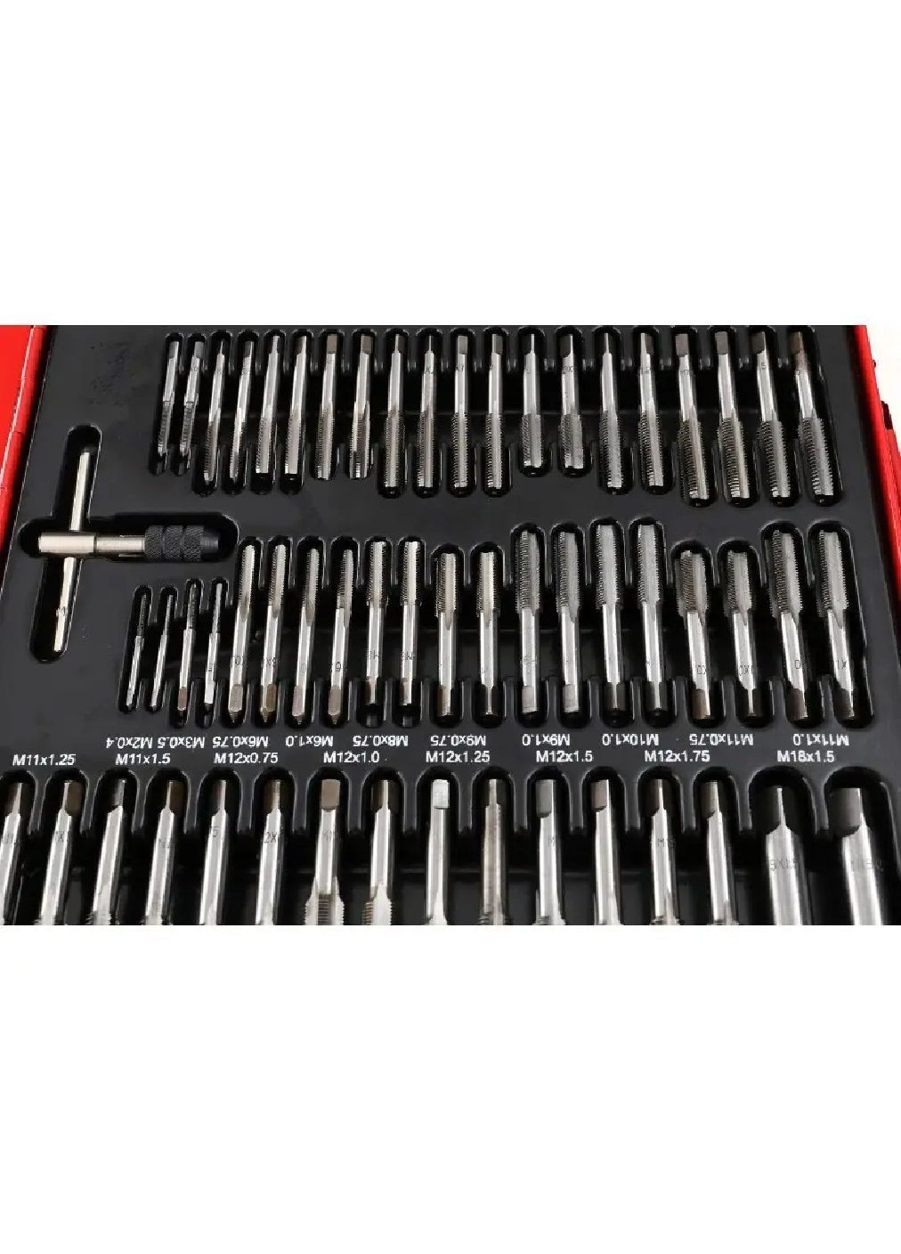 Комплект набор метчиков плашек в металлическом кейсе для ремонта всех типов резьбовых соединений 110 элементов (481602-Prob) Unbranded (363368376)