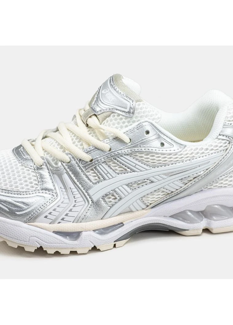 КРОССОВКИ ЖЕНСКИЕ ASICS GEL-KAYANO 14 WHITE SILVER АСИКС ГЕЛЬ КАХАНО 14 БЕЛЫЕ No Brand белые демисезоны (391948223)