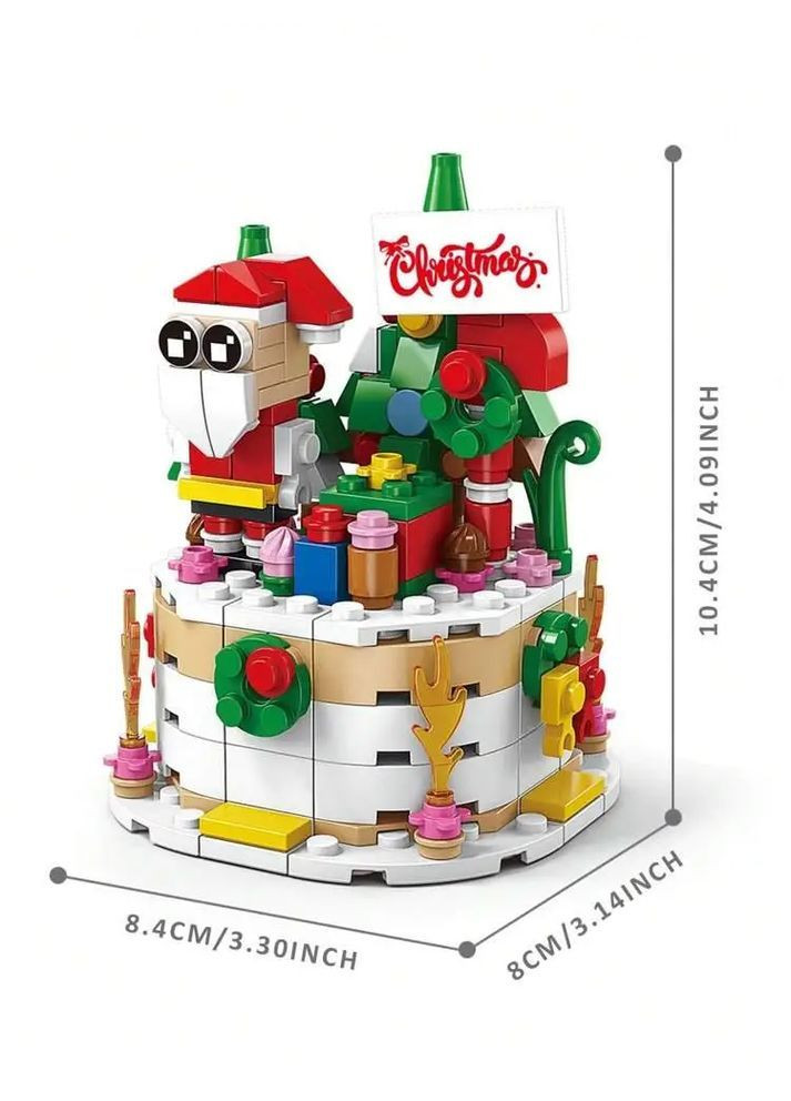 Детский конструктор 6 в 1 "Новогодний пирог" No Brand (365270700)