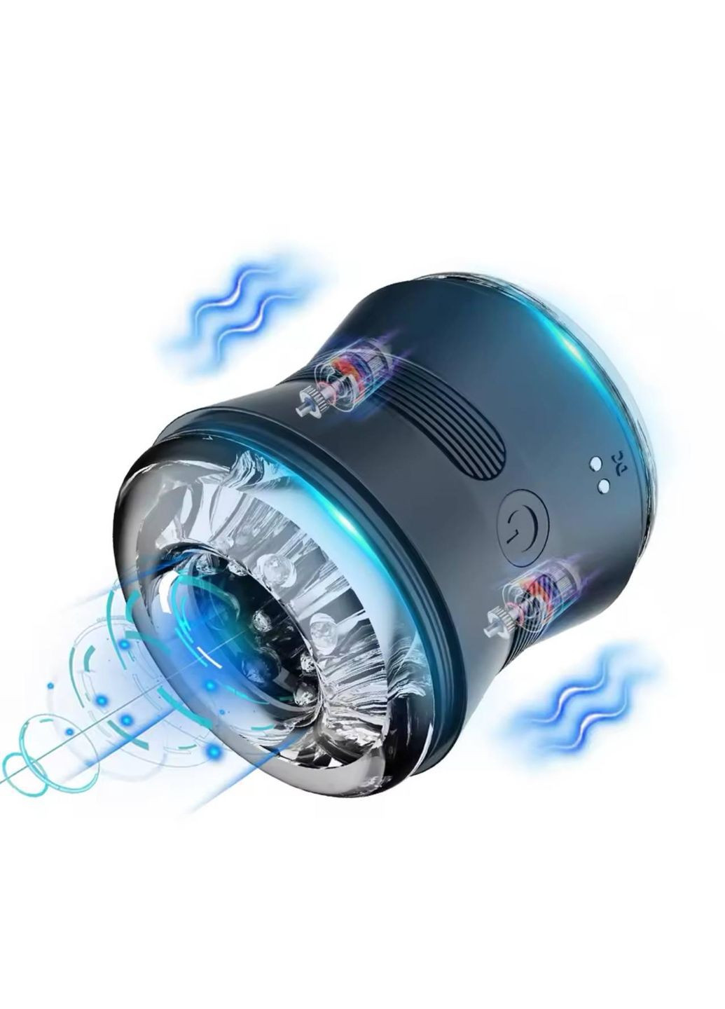 Двухсторонний автоматический мастурбатор Jaffen 10 режимов вибрации. No Brand (360899108)