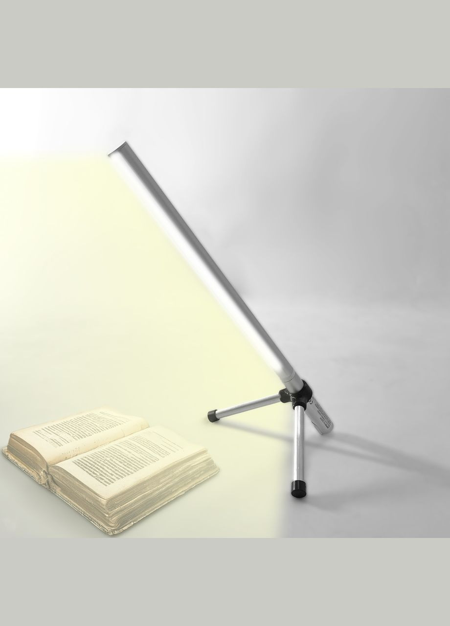 Настільна лампа на акумуляторах Trigger переносний USB акумуляторний led світильник на 8 годин автономної роботи Metaplant (300674534)