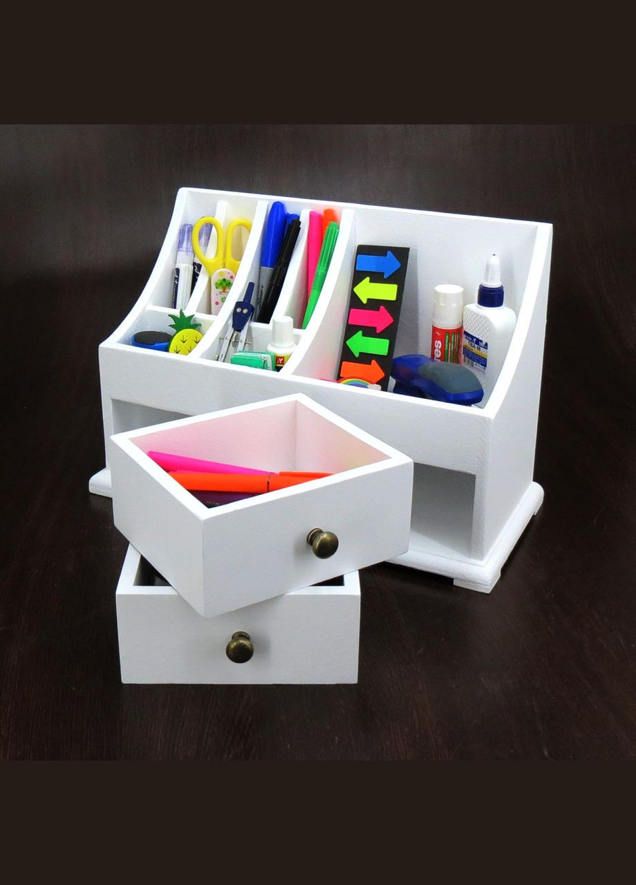 Органайзер настільний з дерева Ютіка зефір (КНЦ-003120) No Brand (328226275)