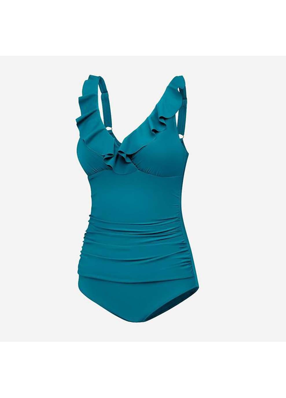 Бирюзовый демисезонный купальник закритий для женщин lydia бирюзовый уни Aqua Speed