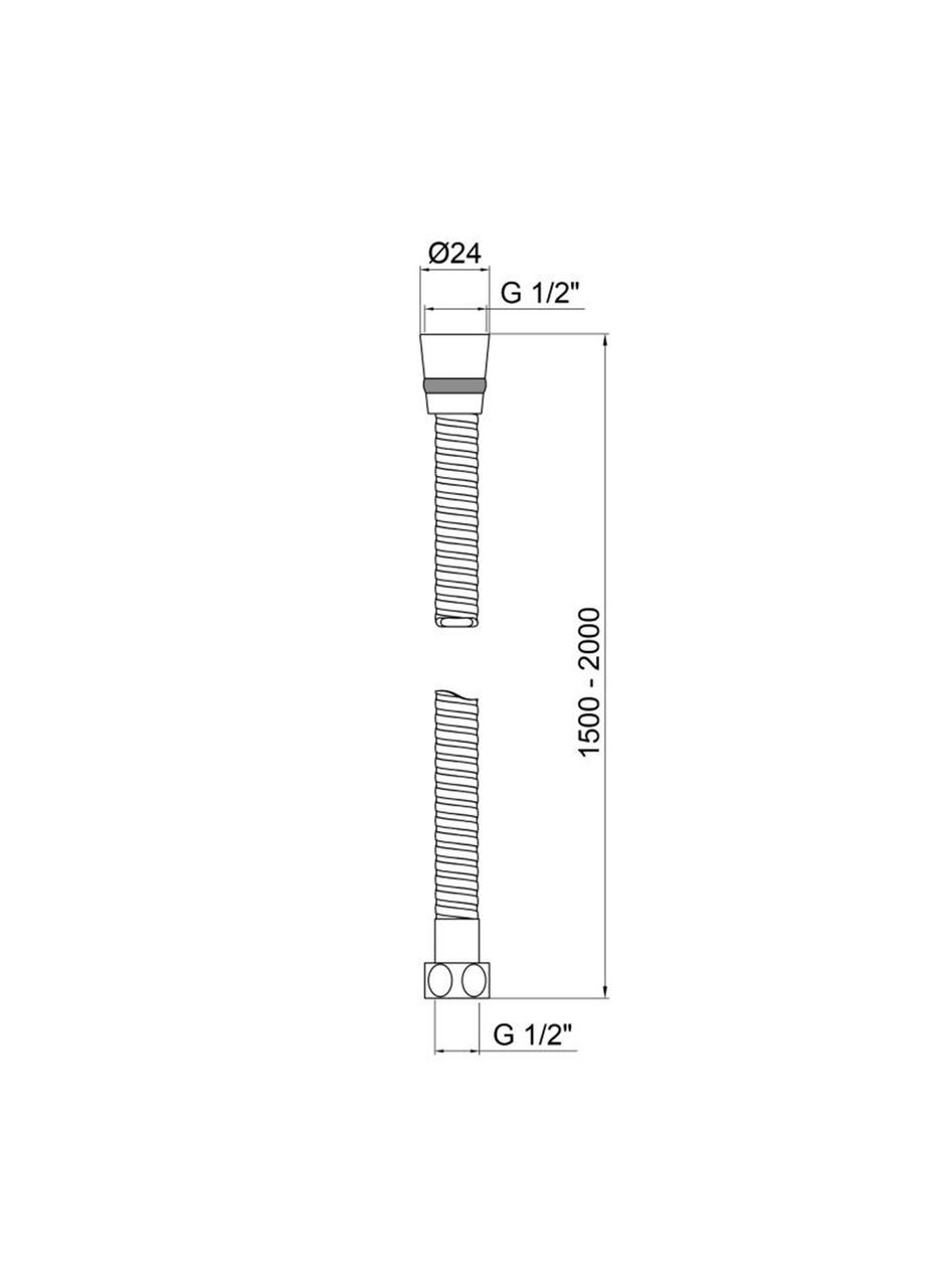 Шланг для душа KRM-C600 150-200 см Kroner (368599534)
