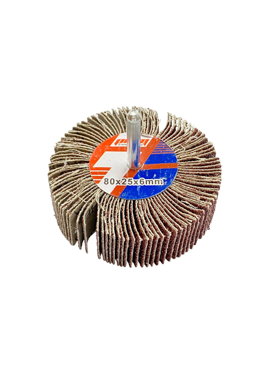 Насадка шліфувальна для дриля пелюсткова кругла Sprut 80 x 25 мм x Р80 ALAN (363045156)