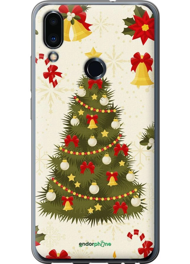 Чехол на Meizu Note 9 Новогодняя елка "4198t-1689-70447" Endorphone (392844185)