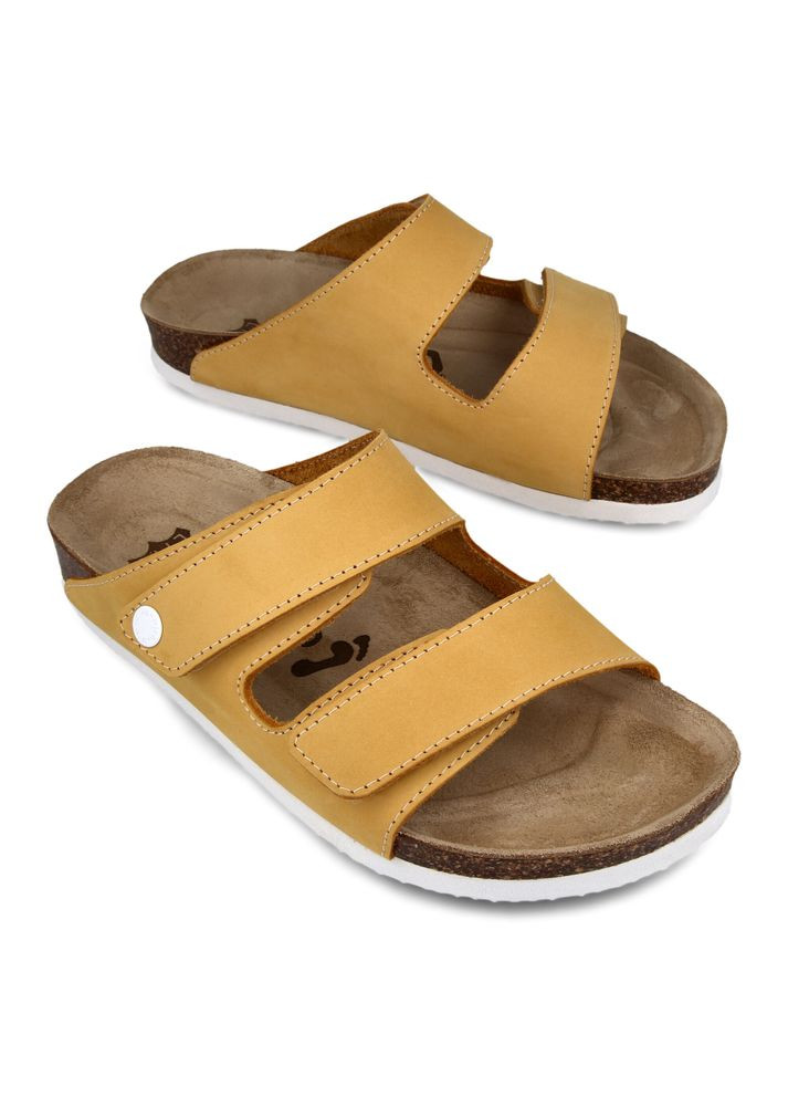 Желтые шлепанцы ортопедические женские daglas, (арт. gr-47351) (сербия) ( ) Grubin