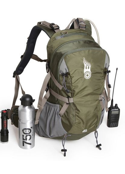 Рюкзак 30 L Max для туризму та міста, каркасна спинка, Хакі Pentagram (362000608)