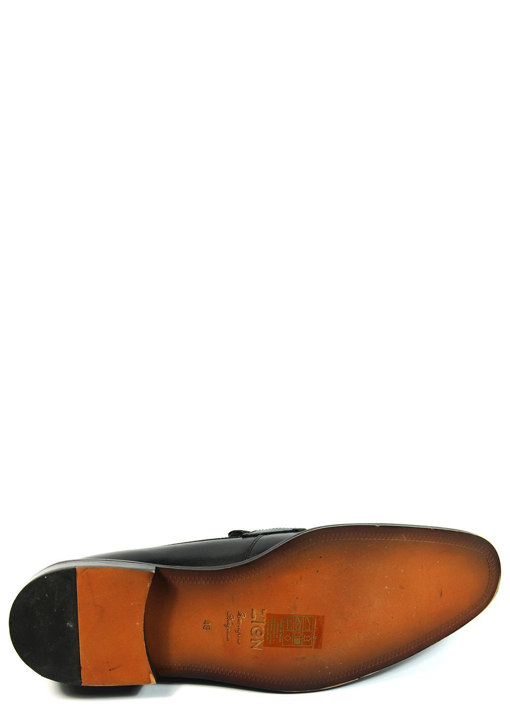 Черные повседневные, классические, кэжуал мужские лоферы 12652 Zign без шнурков