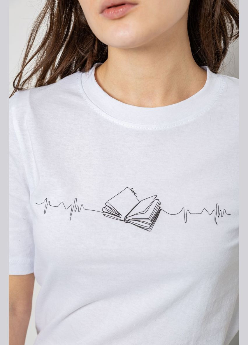 Футболка жіноча з принтом,, 241R1835 Ager - (365076681)