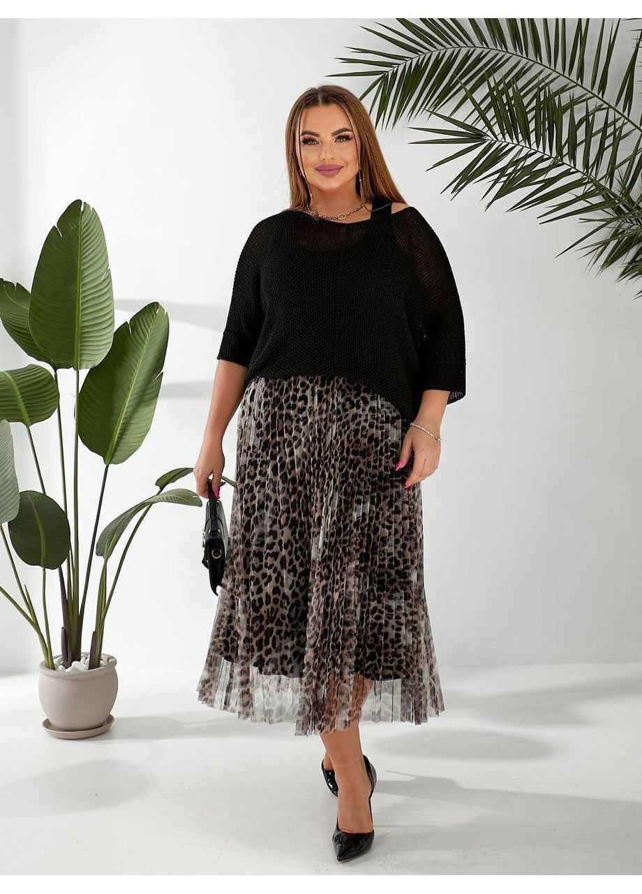 Бежевое платье женское No Brand