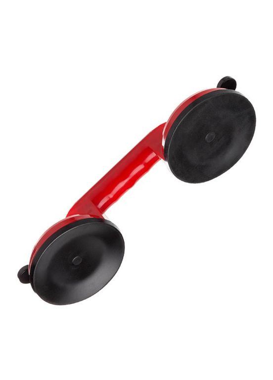 Тримач-присосок 2 х 120 мм до 80 кг (HT-7102) червона Intertool (349820142)