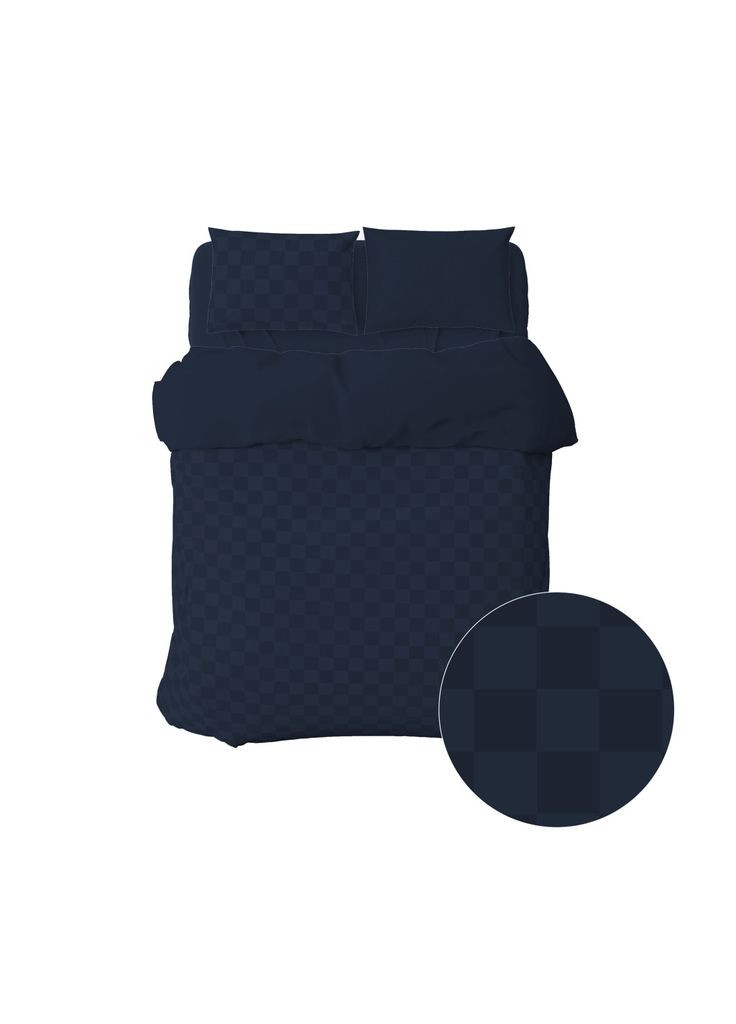 Постільна білизна Комбі сатин (m250913) Home Line Комбі (синій) сатин сімейний (366565863)