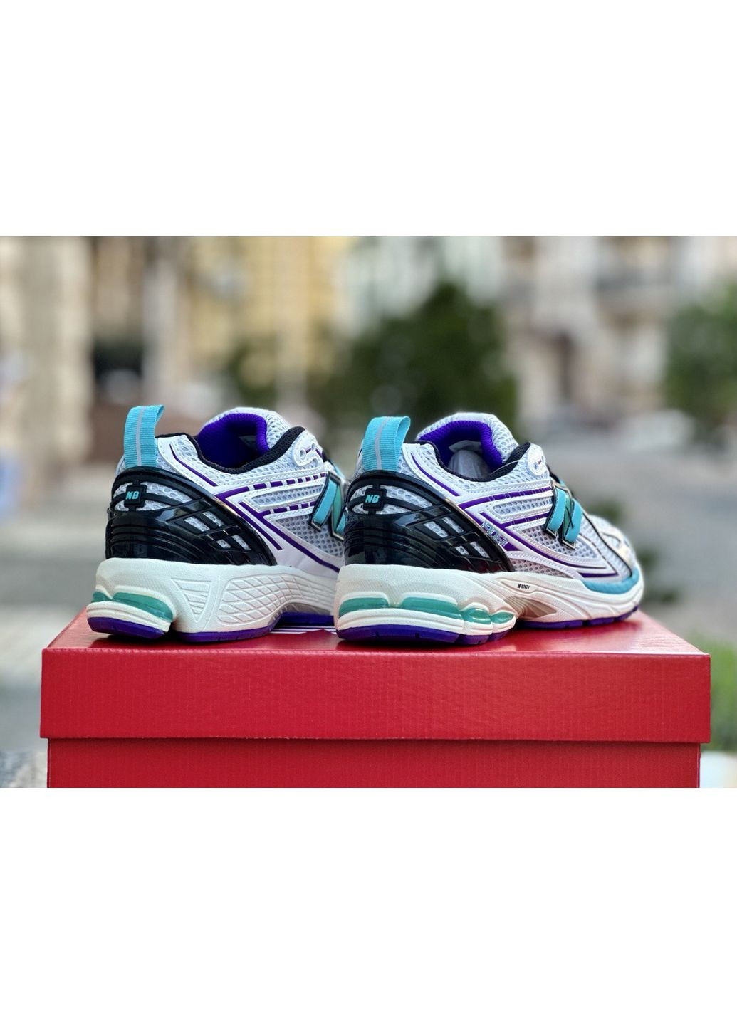 КРОСІВКИ ЖІНОЧІ NEW BALANCE 1906R WHITE BLUE BLACK НЬЮ БЕЛАНС 1906R No Brand чорні демісезони (367172136)