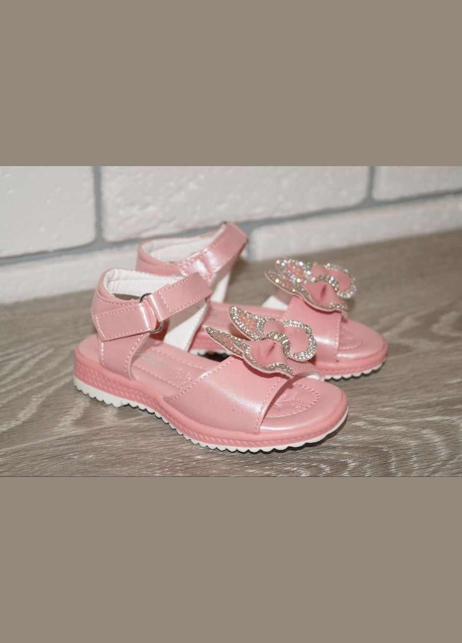 Босоніжки для дівчинки рожеві Style baby (283295381)