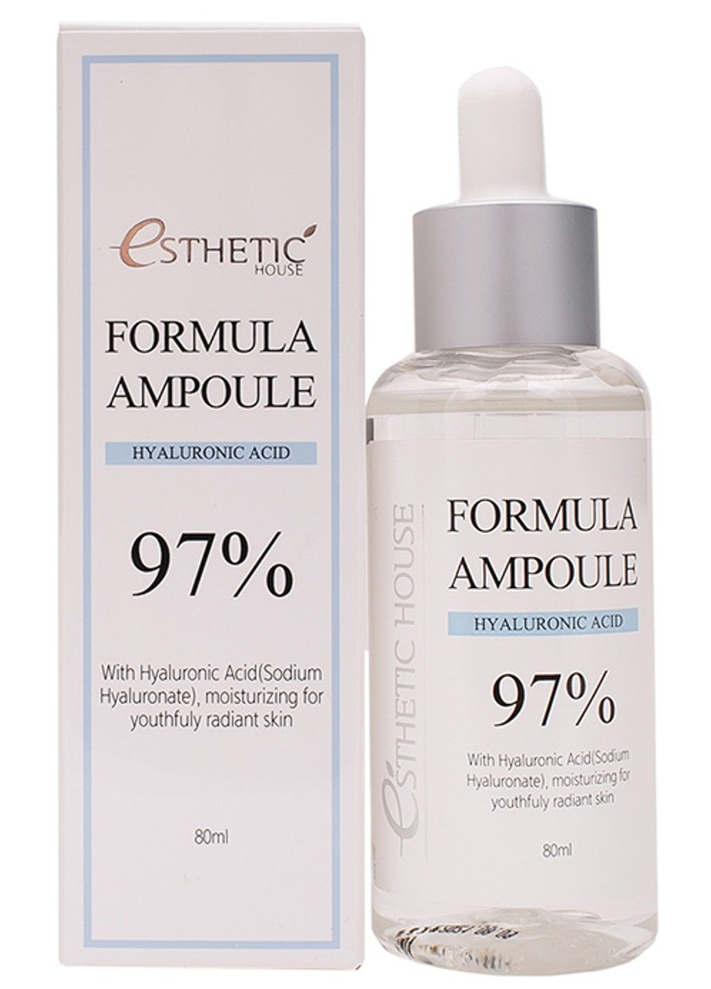 Увлажняющая сыворотка для лица с гиалуроновой кислотой Formula Ampoule Hyaluronic Acid - 80 мл Esthetic House (285813568)
