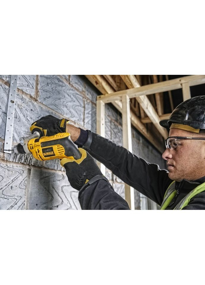 Дрель ударная 701Вт 0-2800об/мин 5.2Нм 47600уд/мин патрон 13мм 1.6кг DeWALT (360605629)