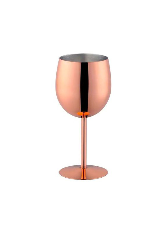 Келих для вина кольору золото рожеве 320 мл з нержавіючої сталі REMY-DECOR (266138082)