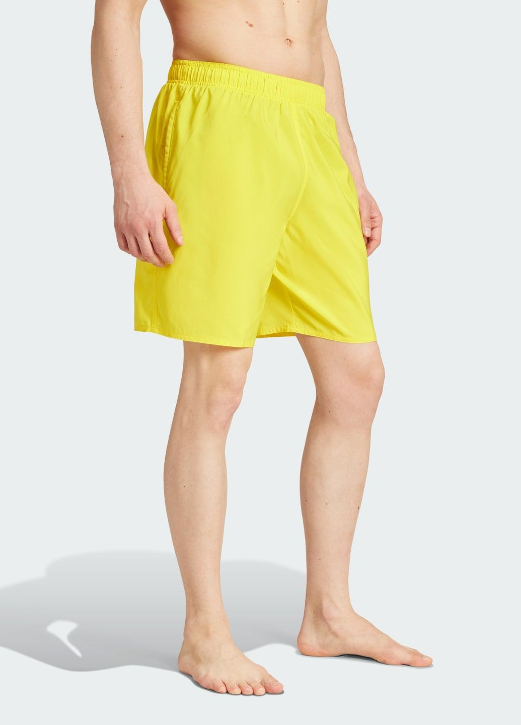 Мужские желтые спортивные плавательные шорты solid clx classic-length adidas