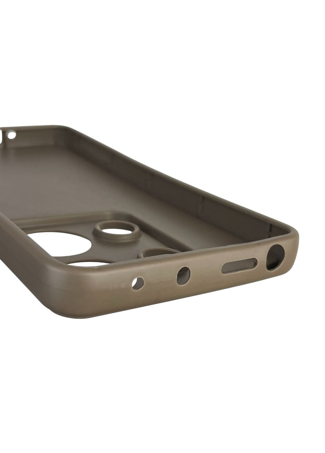 Чохол силіконовий Soft Touch для Redmi Note 13 Pro 4G коричневий (Повний захист камери) Xiaomi (366386464)