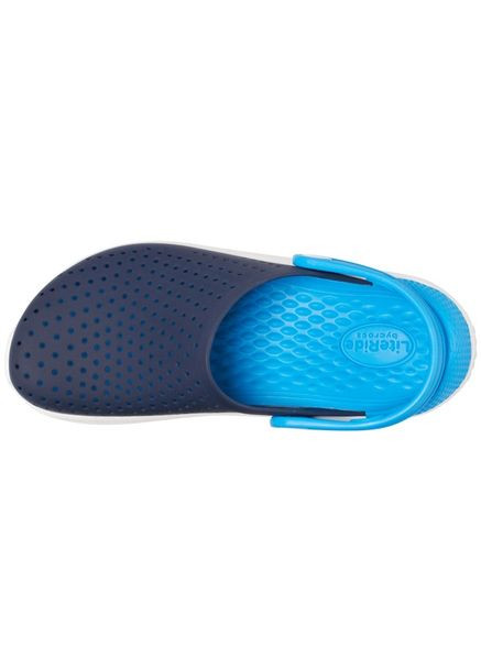 Синие кроксы literide clog navy white j1-32.5-20.5 см 205964 Crocs