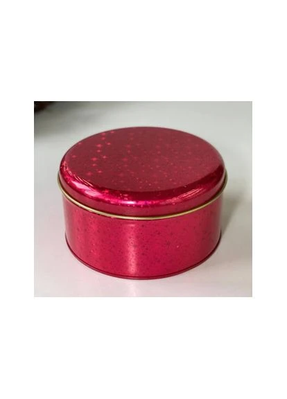 Банка «Чеканка», червона 250 г кругла, 13,6x7,4 см No Brand (385267330)