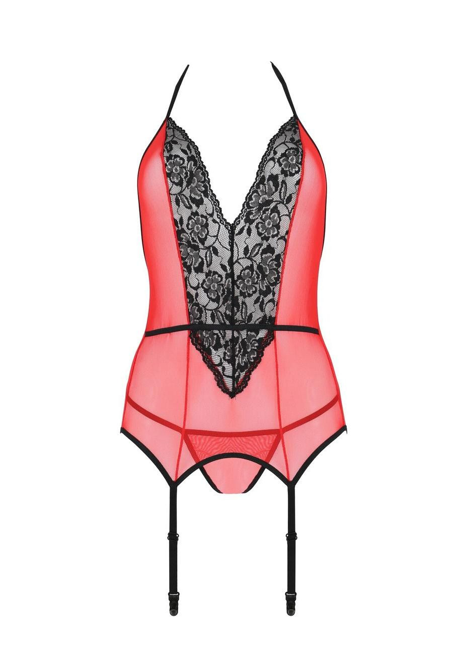 PEONIA CORSET red S/M Passion (303880603)
