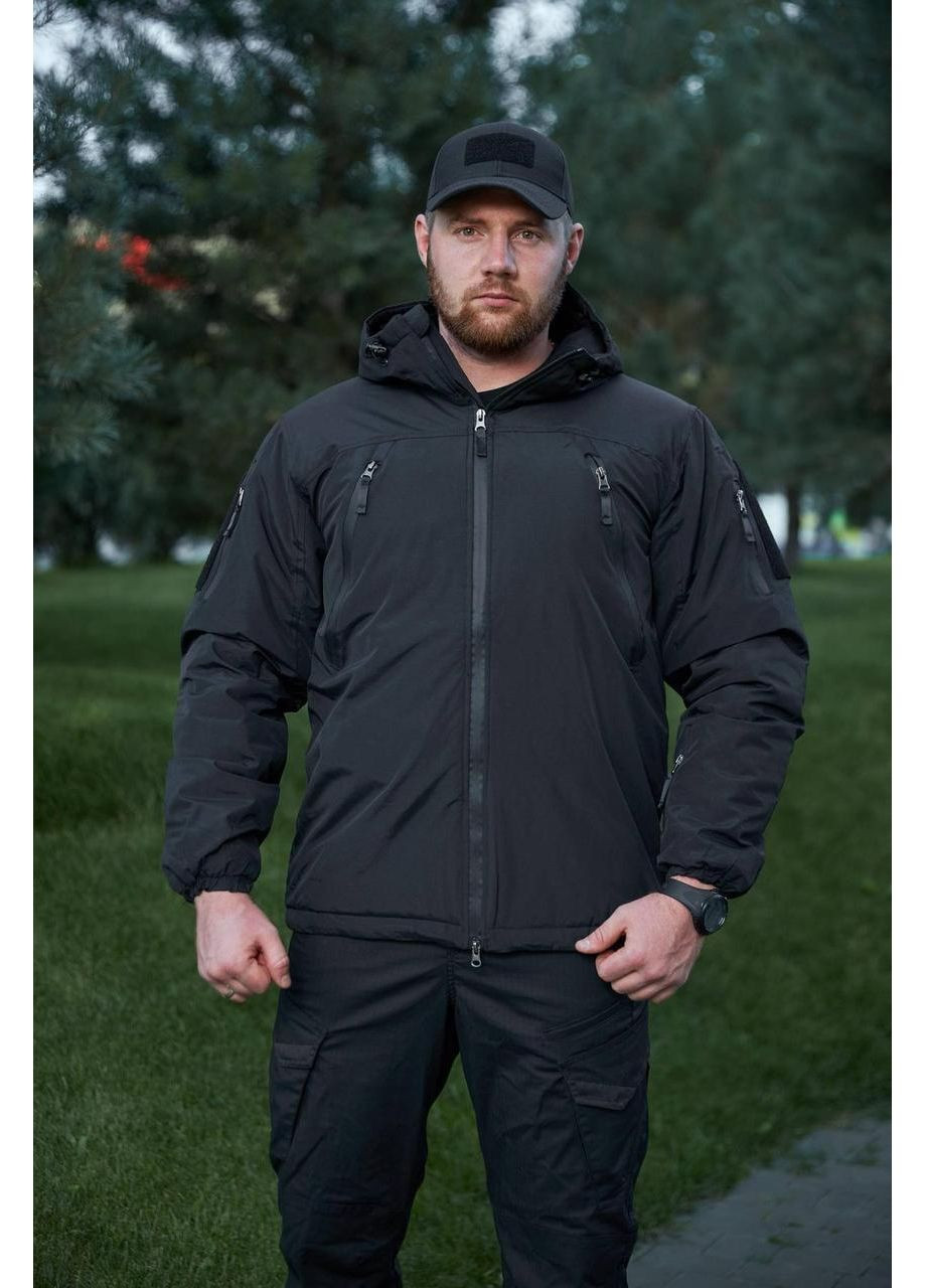 Тактическая военная мужская зимняя куртка Yinren 2.0 Черная No Brand (372474264)