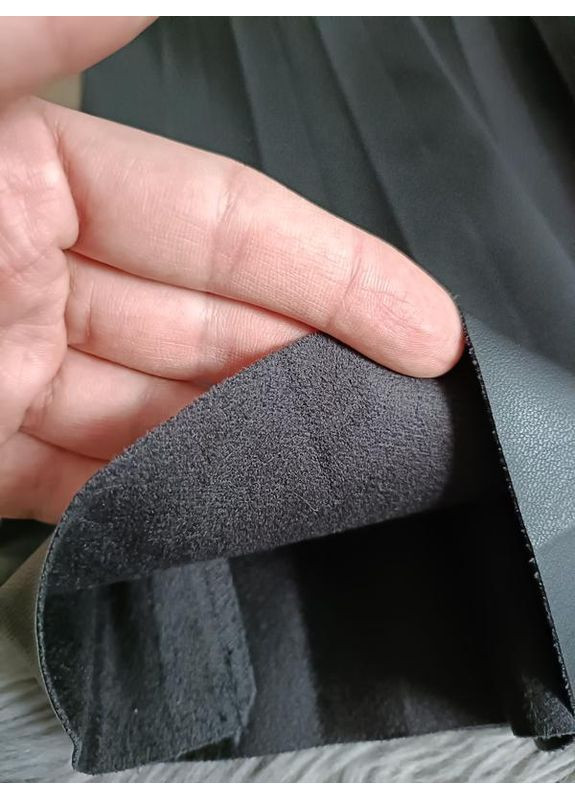 Черная короткая юбка из искусственной кожи Zara