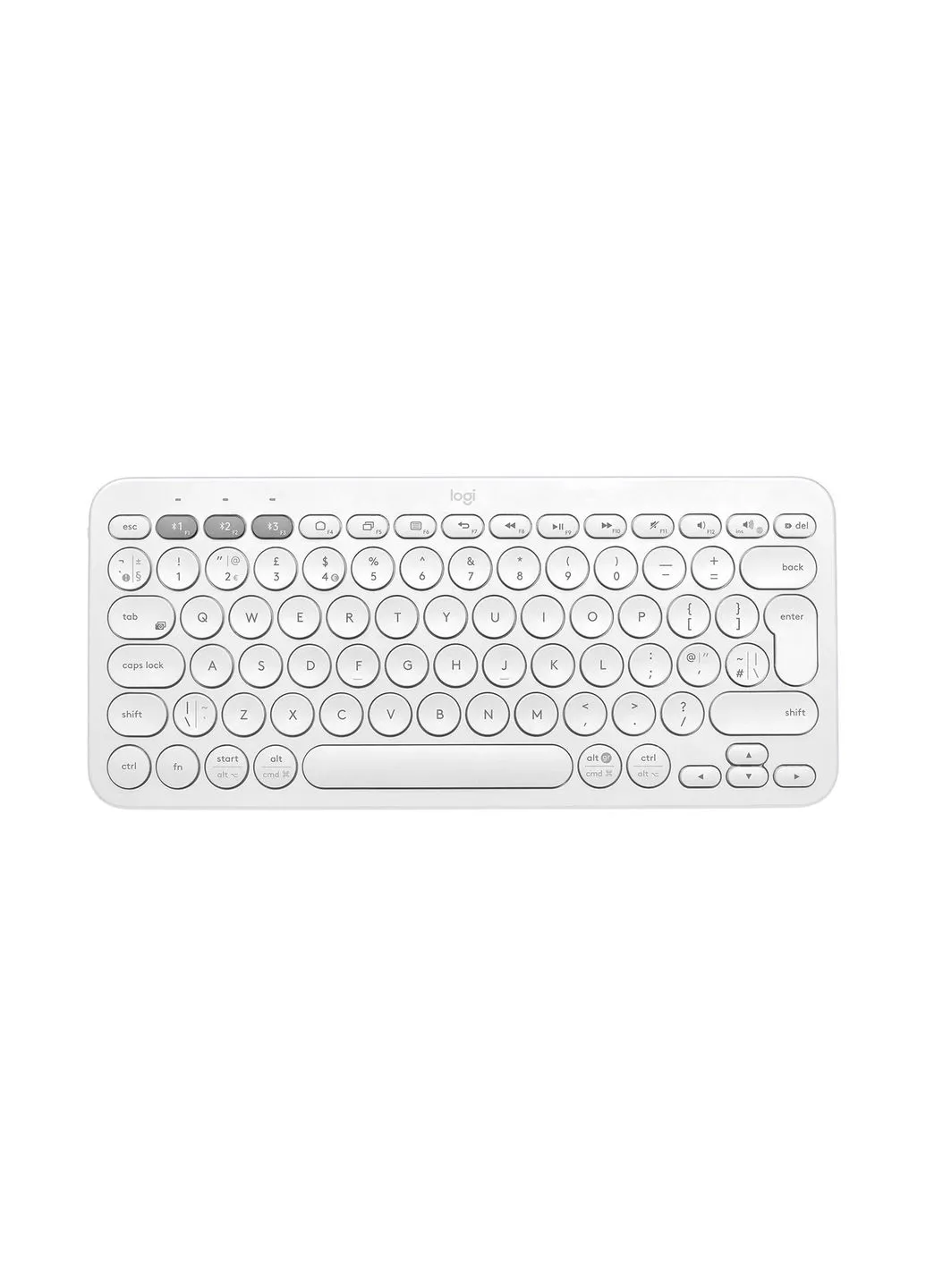 Клавіатура (920-011852) Logitech K380s Multi-Device Bluetooth UA White (295930161)