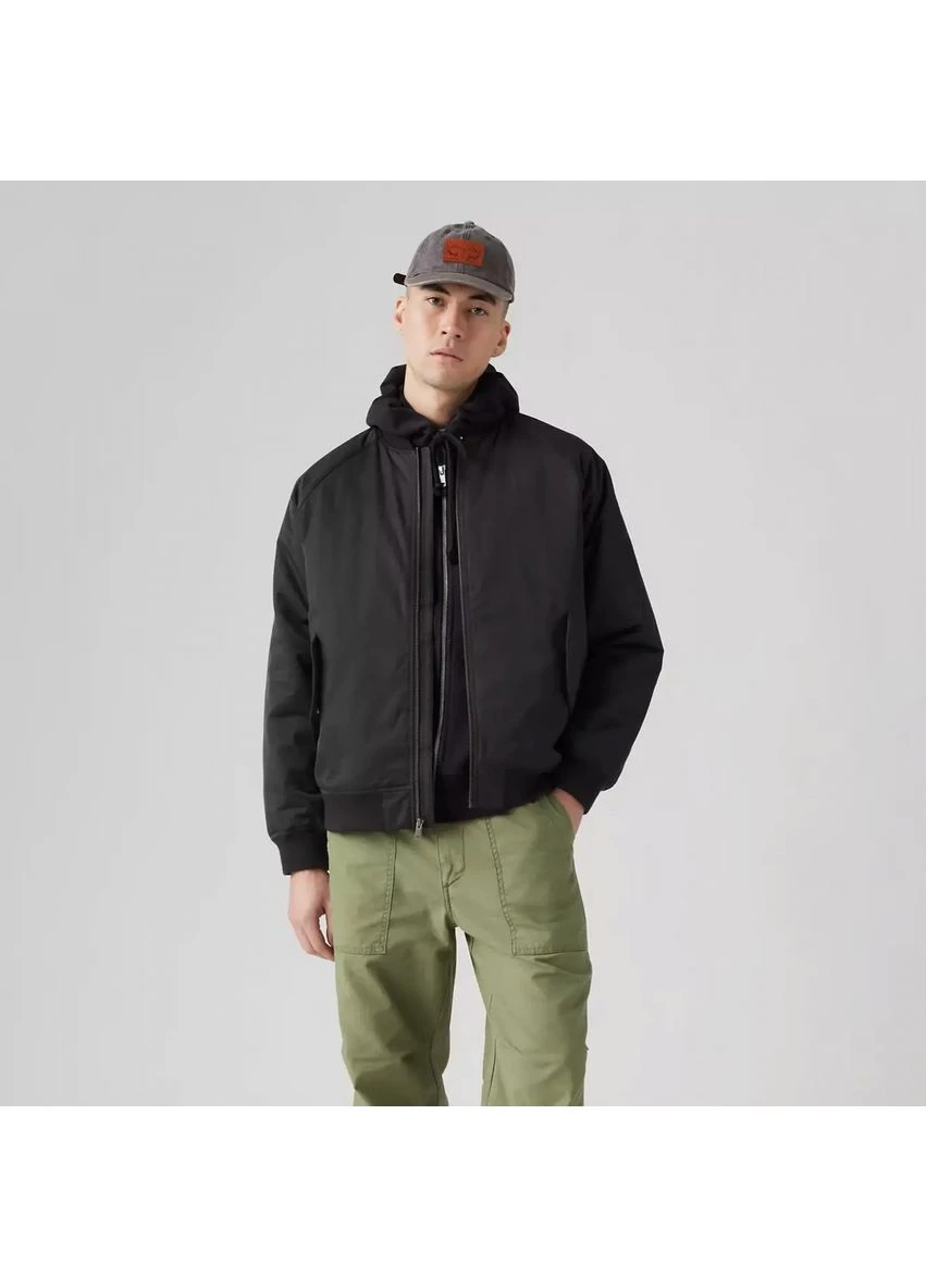Комбінована демісезонна куртка бомбер filbert 19823 jet black Levi's