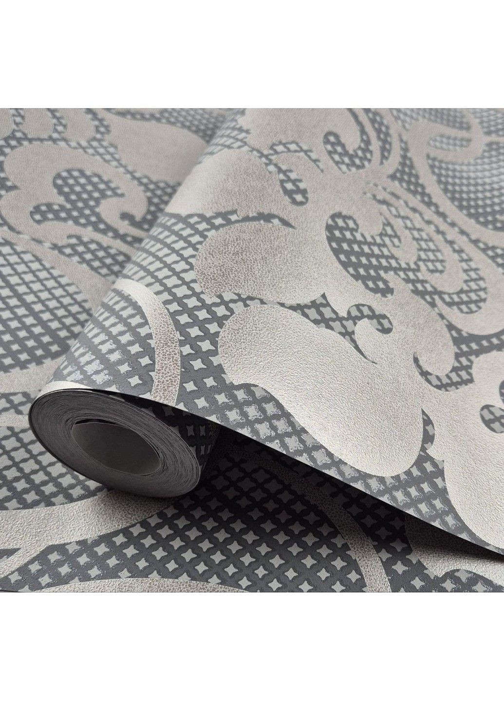 Шпалери флізелінові 0.53 × 10.05 м 58644, сіро-бежеві для спальні, вітальні, коридору MARBURG (368895687)