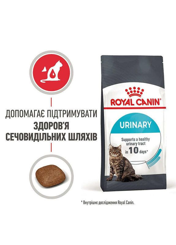 Сухий корм для дорослих котів Urinary Care для підтримки здоров'я сечовидільної системи, 400 г Royal Canin (355796072)