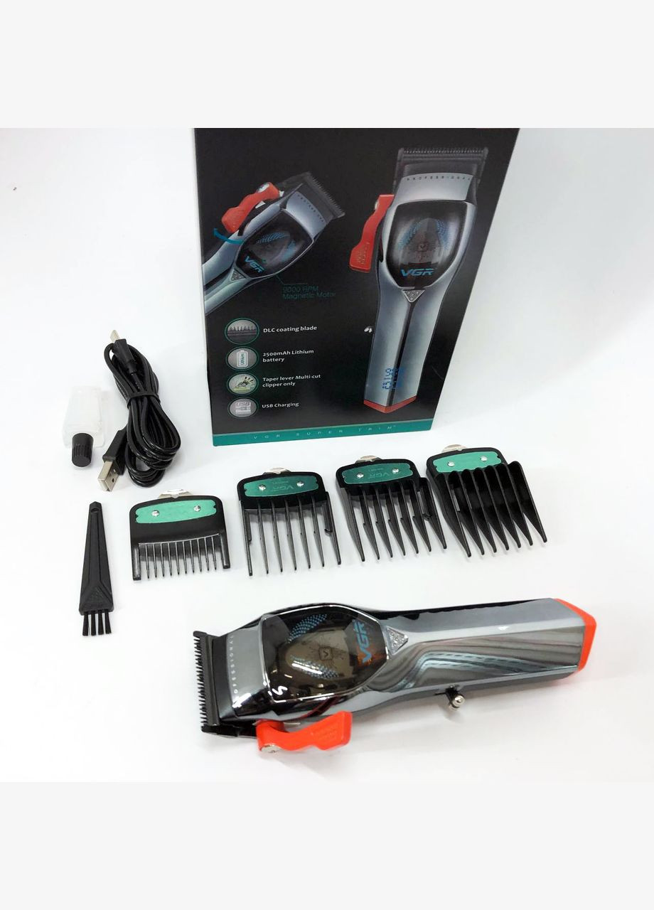Машинка для стрижки волосся V-647 зі змінними насадками, Машинка для стрижки для дому VGR (364664346)
