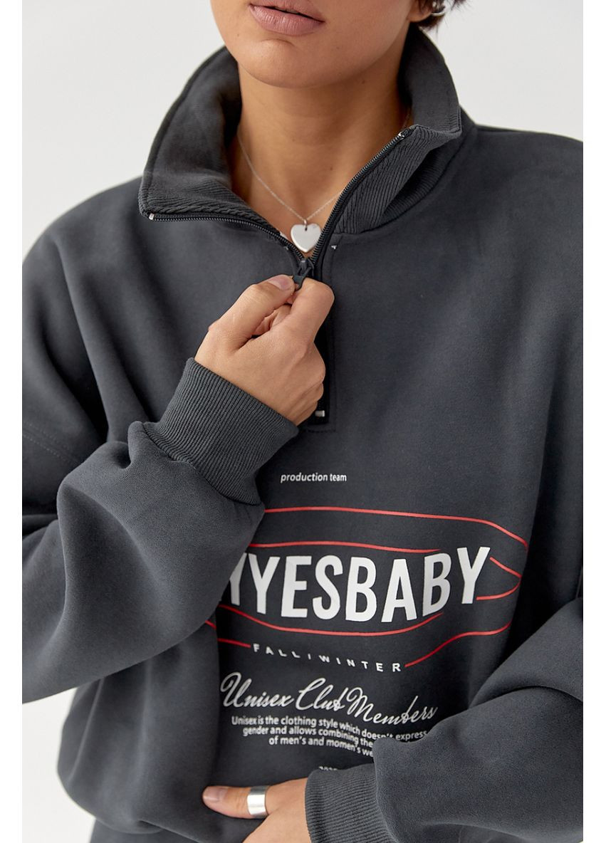 Теплый спортивный костюм с принтом Lurex Спортивный костюм (370381204)