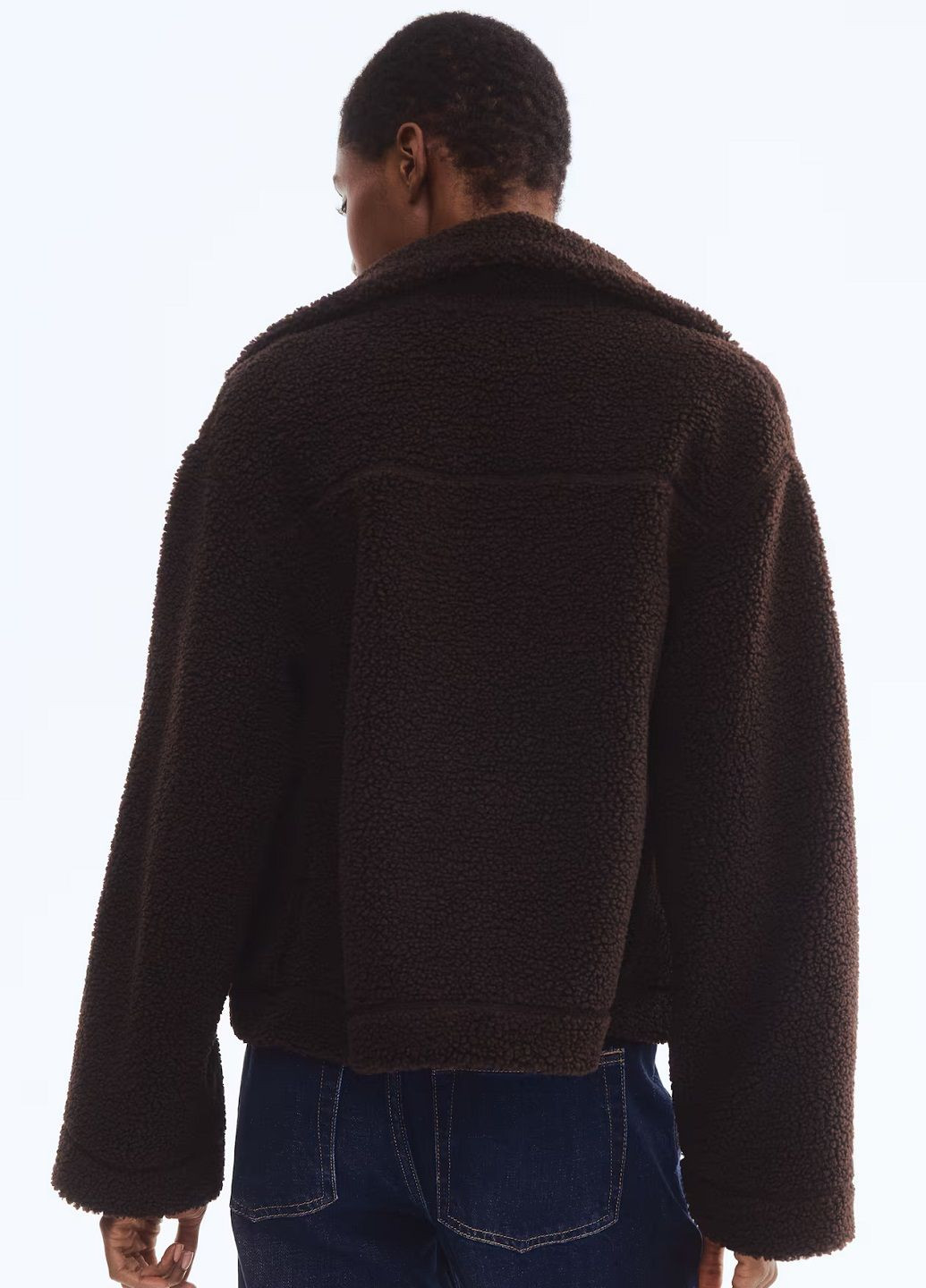 Темно-коричнева демісезонна куртка H&M