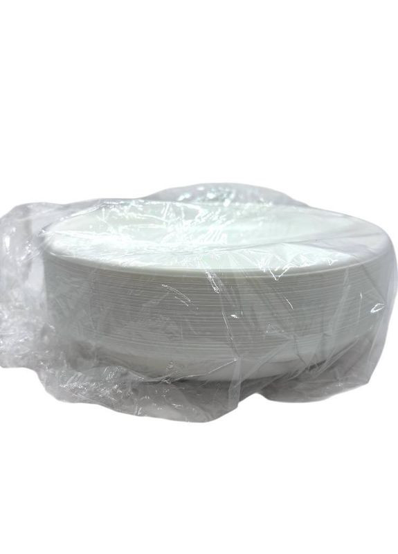 Тарілка пластикова (діаметр 205 мм) 100 шт.уп. No Brand (373684171)