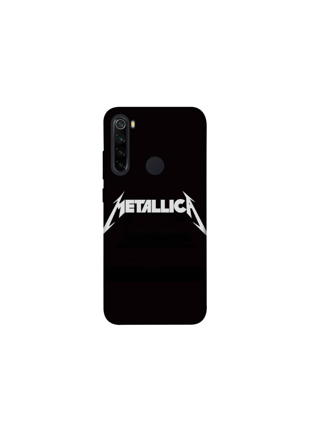Чехол на Xiaomi Redmi Note 8 Metallica logo Frontalka (361103752)