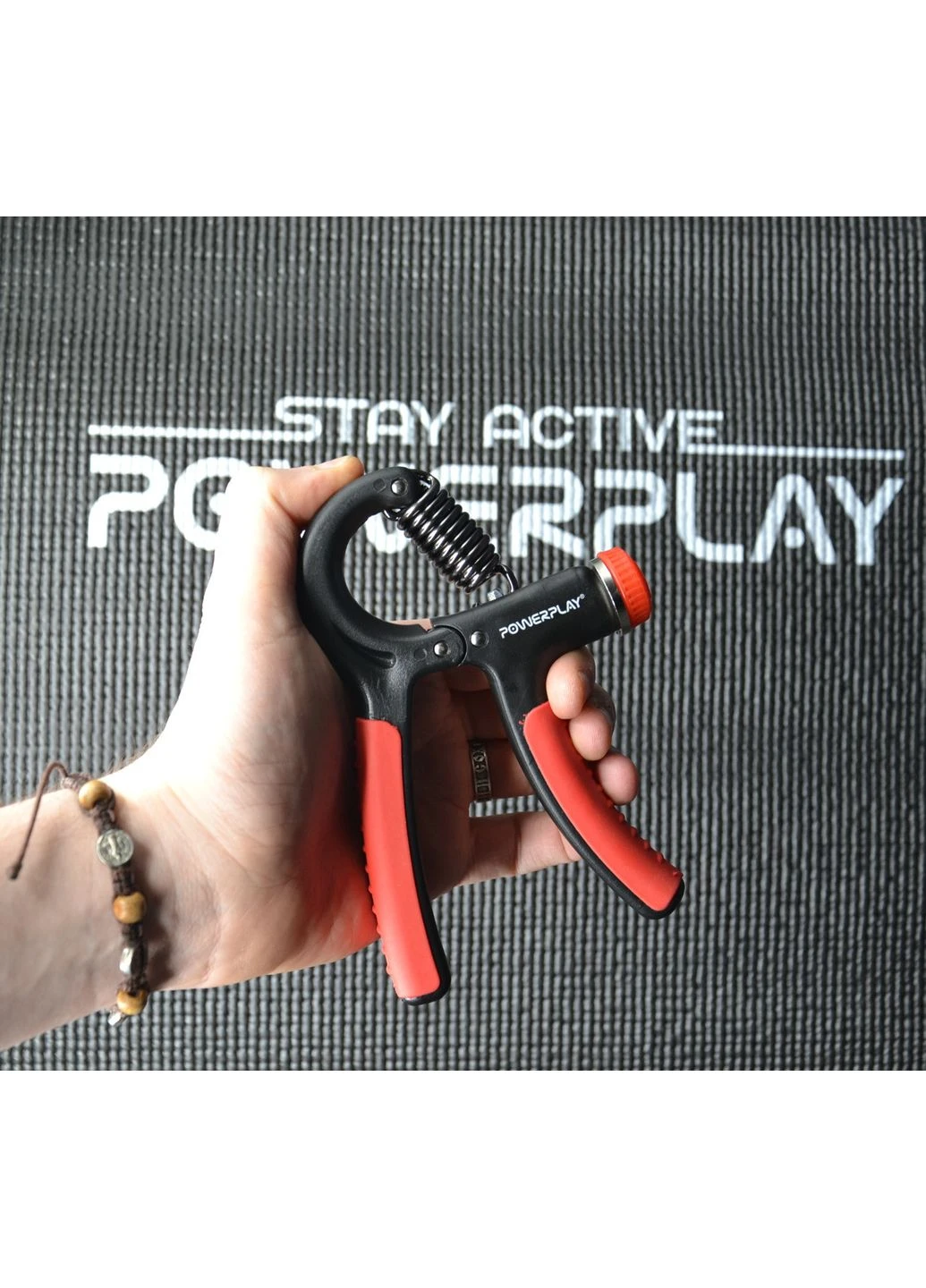 Еспандер кистьовий PP-4323 з регульованим навантаженням 10-40 кг. Strength Grip Чорно PowerPlay (397322898)