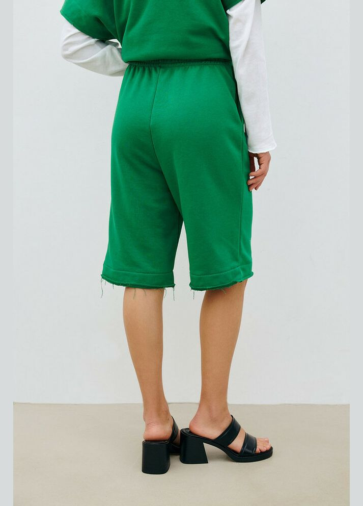 Жіночий трикотажний костюм із шортами MKRM4189-1 Modna KAZKA (336931929)